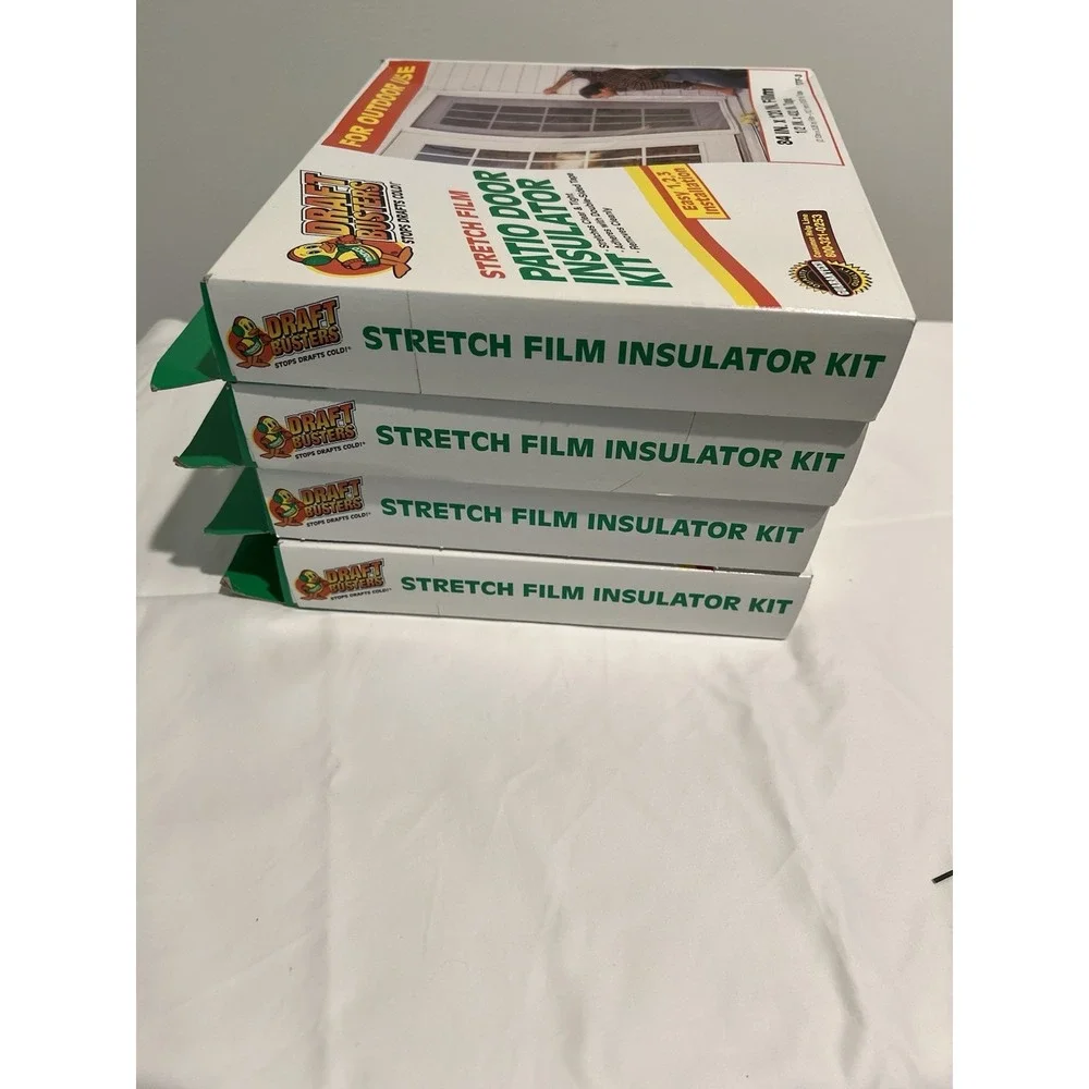 Set‎ Of 4 Draft Busters Patio Door Insulator Kit 84